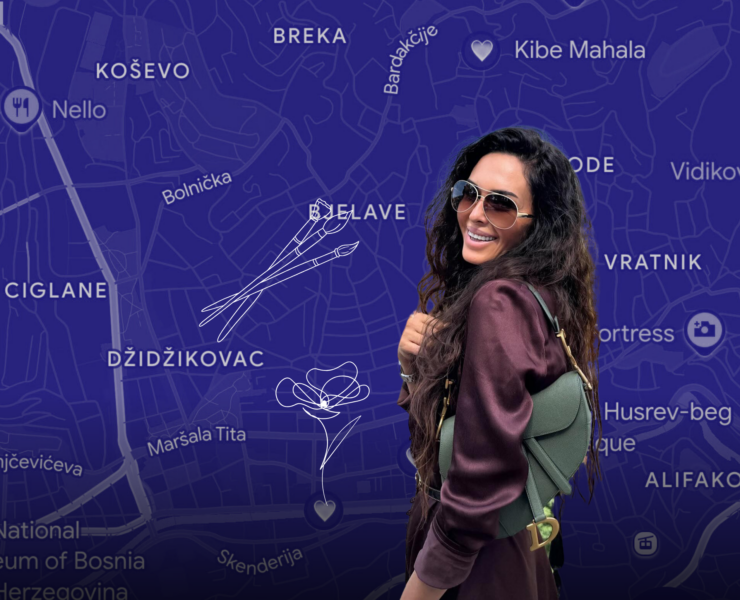 Aleksandra Kokotović mapa i Sarajevo