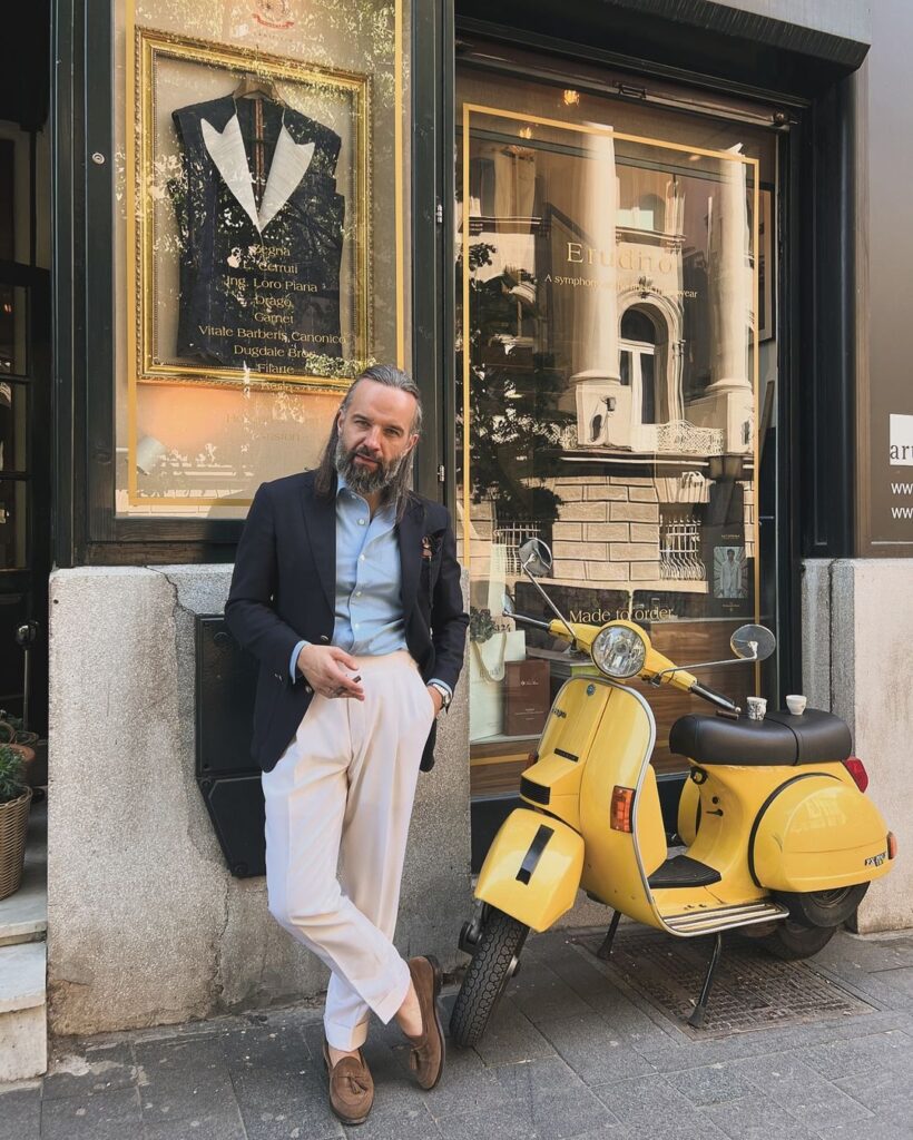 Modni kutak Erudito Clothing, Goran Perišić