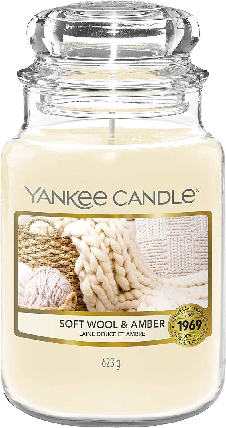 Soft Wool and Amber Yankee Candle