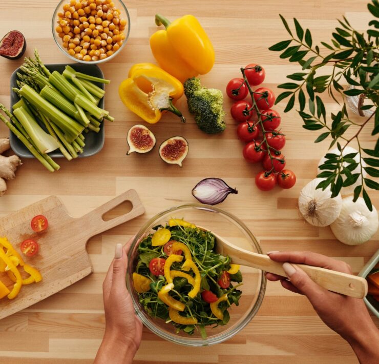 vegan i vegeterijanac: hrana