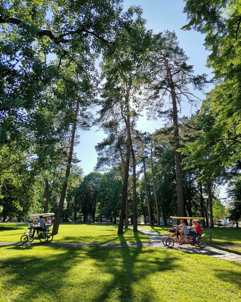 Brankica Raković: park Mladen Stojanović i ljudi koji voze bicikle