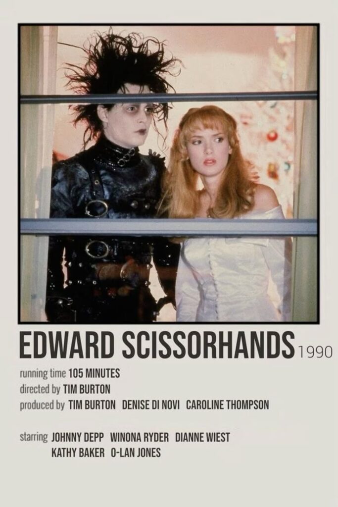 Johnny Depp i Winnona Ryder u filmu „Edward Scissorhands"