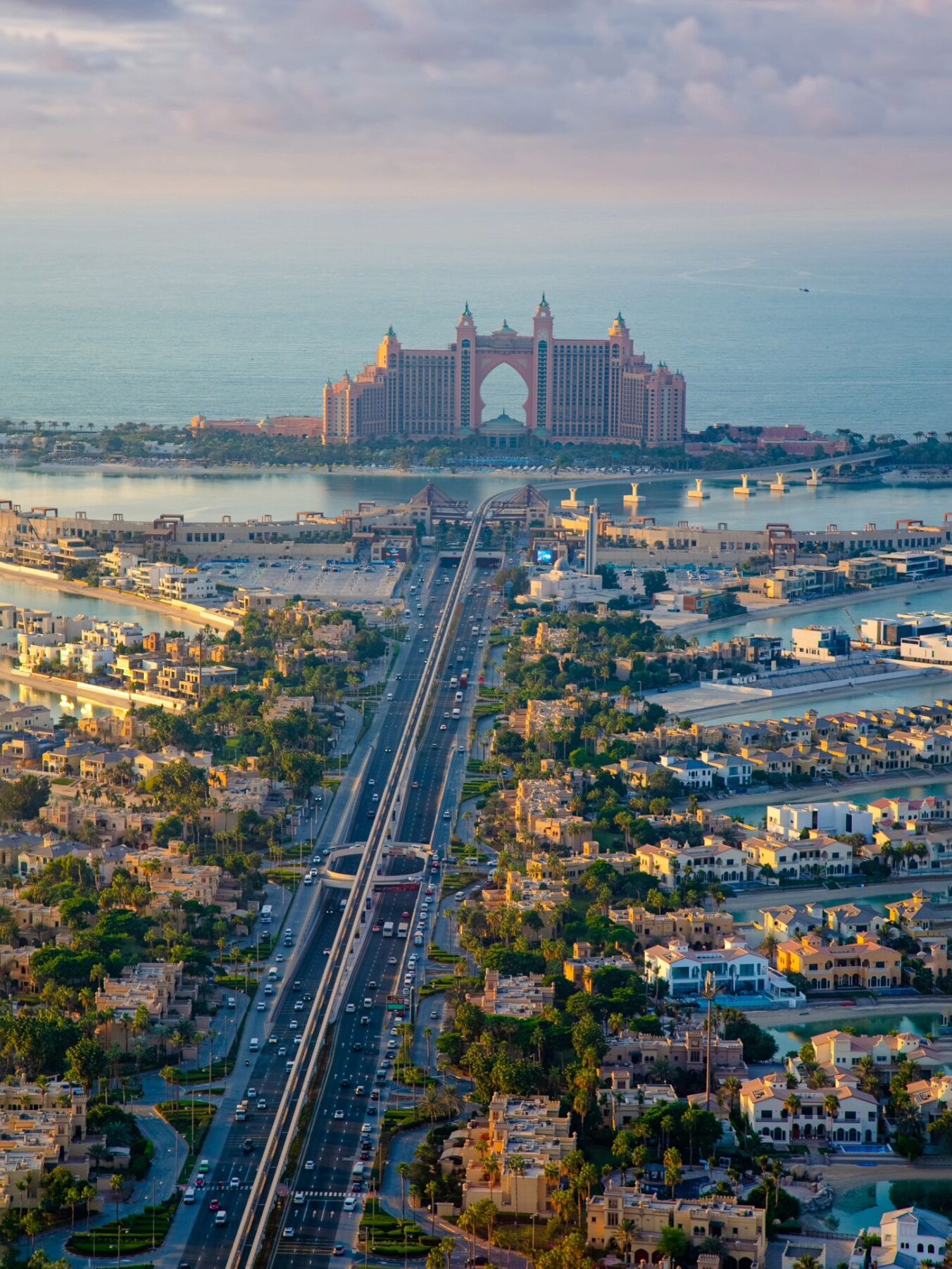 Sanja Obradović predlaže Palm Jumeriah — pogled na veštačko ostrvo.