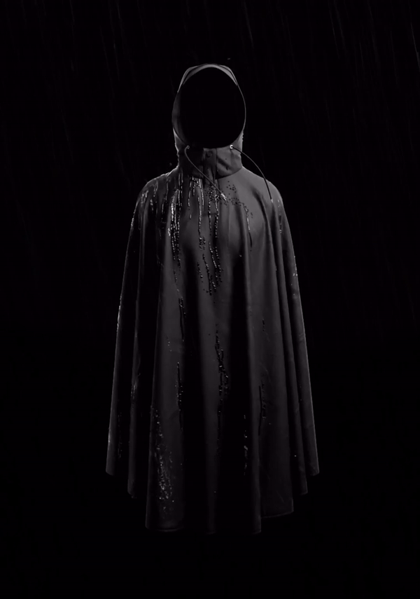 Rains Cape u crnoj nijansi