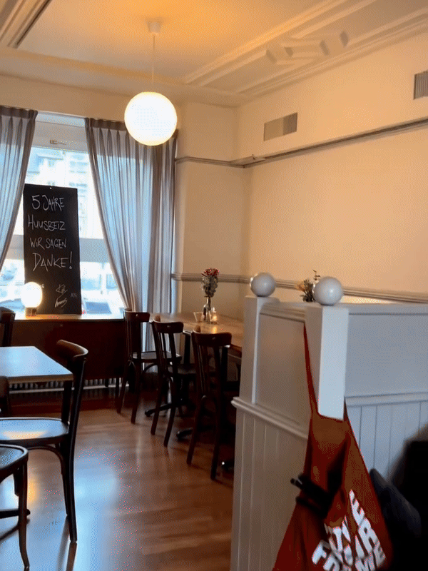 Restaurant Huusbeiz enterijer