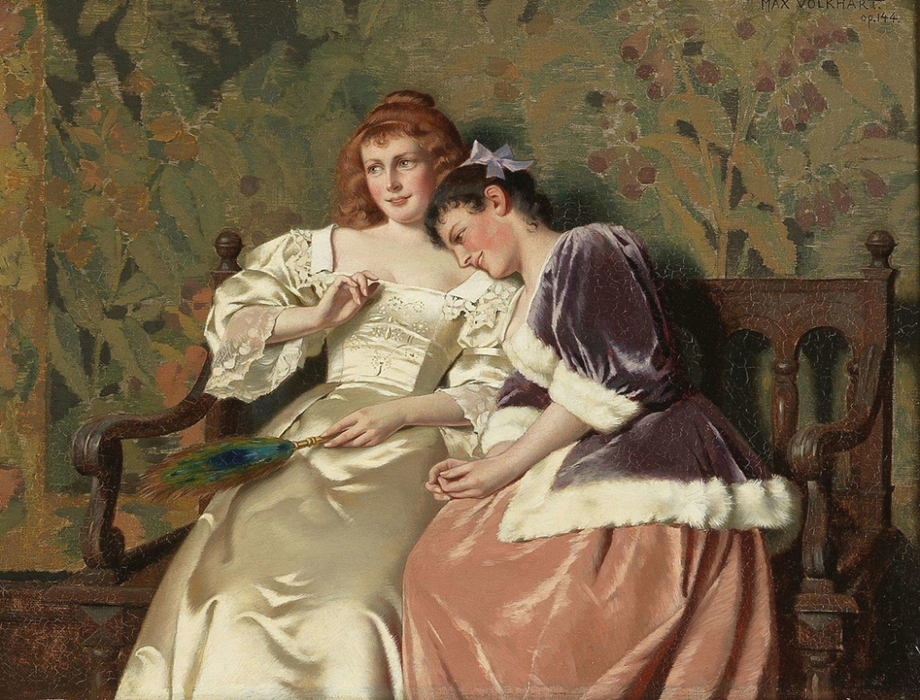 Two friends (German, 1848–1935), Max Volkhart
