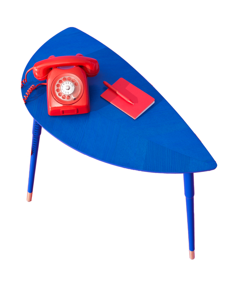 IKEA LÖVBACKEN sto u plavoj boji