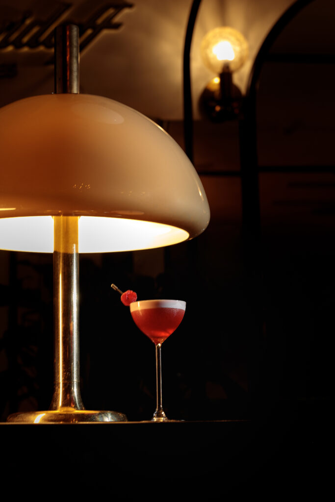 Koktel i lampa