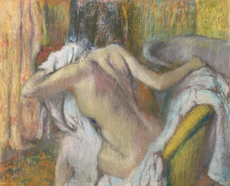 Poznati slikari: „After the Bath, Woman Drying Herself" Degas