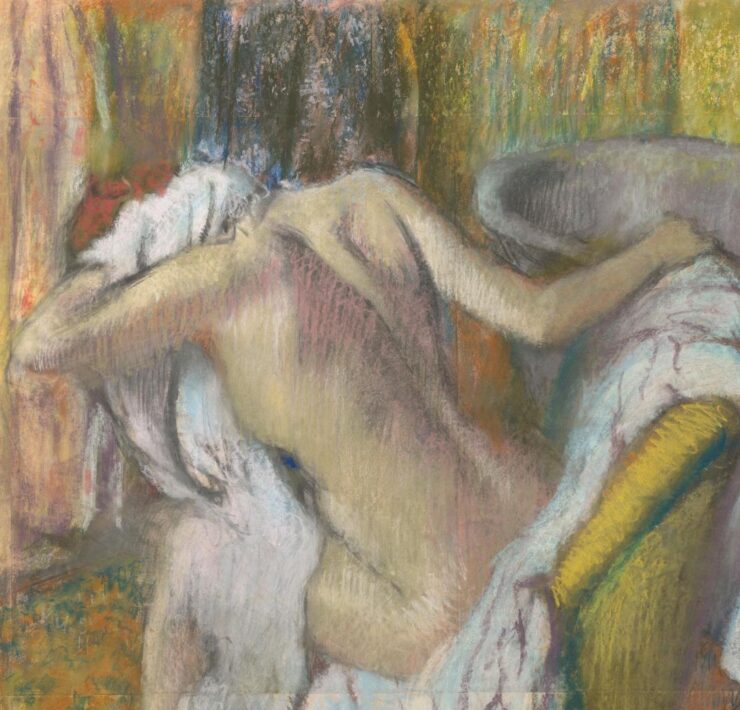 Poznati slikari: „After the Bath, Woman Drying Herself" Degas