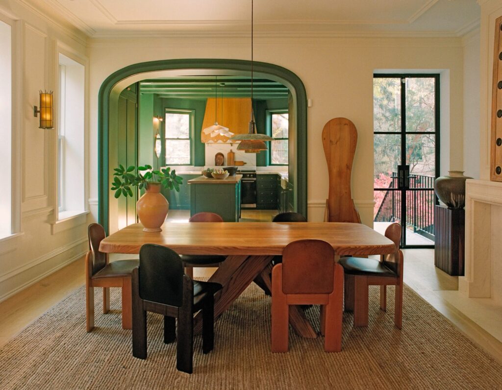 Eklektična kuća i trpezarija